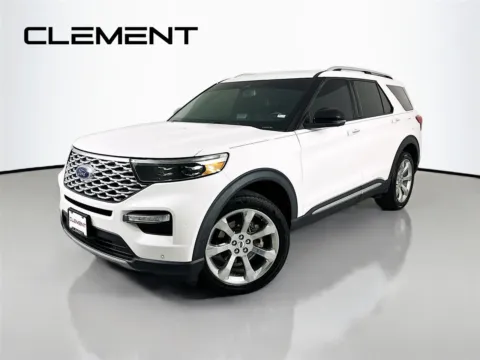 White 2020 Ford Explorer Platinum for sale in Wentzville, MO