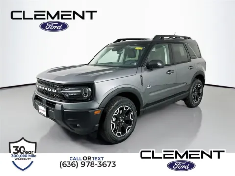 Gray 2025 Ford Bronco Sport Outer Banks for sale in Wentzville, MO
