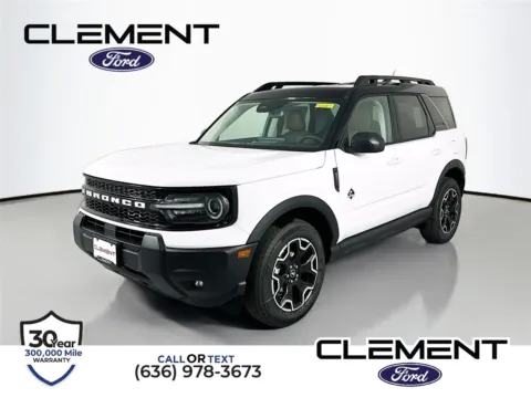 White 2025 Ford Bronco Sport Outer Banks for sale in Wentzville, MO