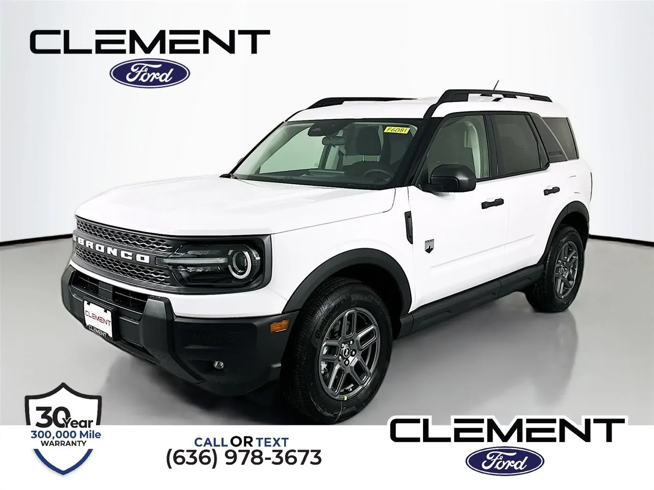 White 2025 Ford Bronco Sport Big Bend for sale in Wentzville, MO