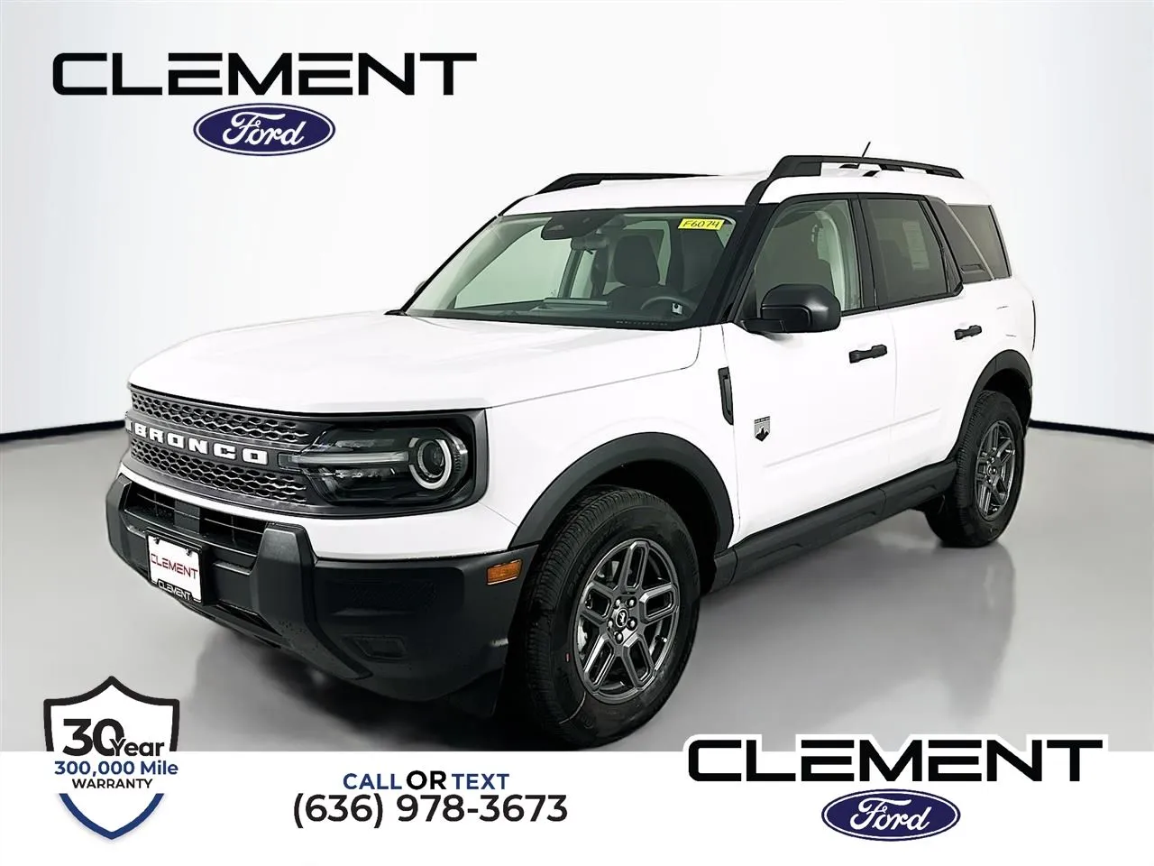 White 2025 Ford Bronco Sport Big Bend for sale in Wentzville, MO