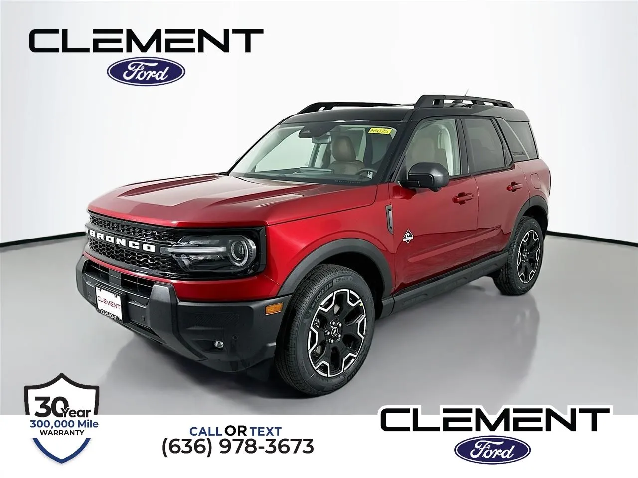 Red 2025 Ford Bronco Sport Outer Banks for sale in Wentzville, MO