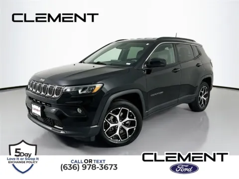 Black 2024 Jeep Compass Latitude for sale in Wentzville, MO