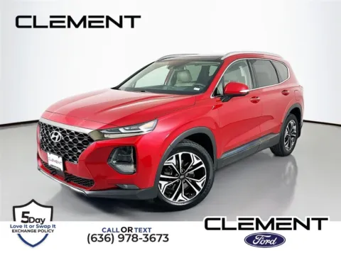 Red 2020 Hyundai Santa Fe Limited for sale in Wentzville, MO