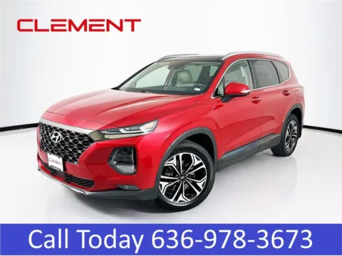 Red 2020 Hyundai Santa Fe Limited for sale in Wentzville, MO