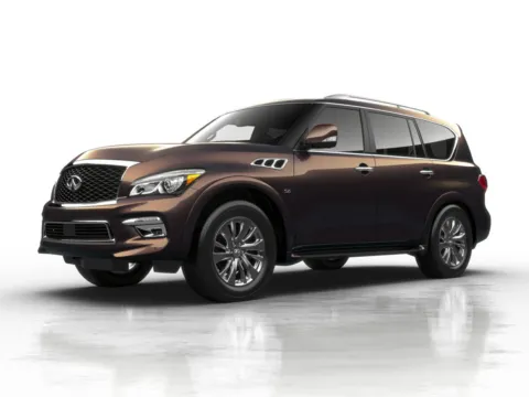 Silver 2017 INFINITI QX80 for sale in Wentzville, MO