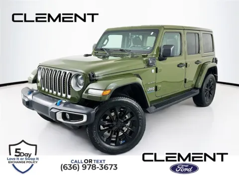 Green 2023 Jeep Wrangler Sahara 4xe for sale in Wentzville, MO