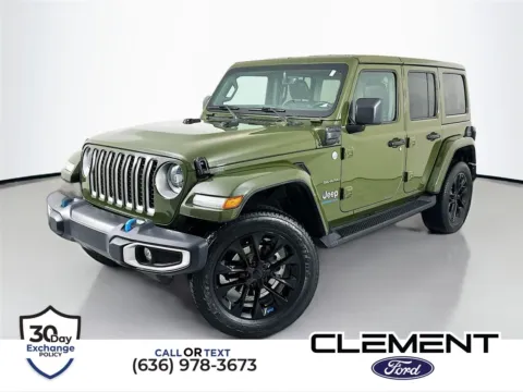 Green 2023 Jeep Wrangler Sahara 4xe for sale in Wentzville, MO