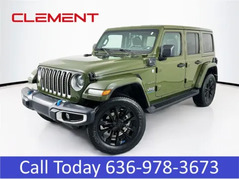 Green 2023 Jeep Wrangler Sahara 4xe for sale in Wentzville, MO