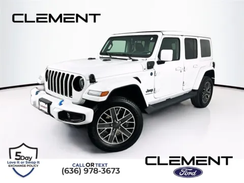 White 2023 Jeep Wrangler Sahara 4xe for sale in Wentzville, MO