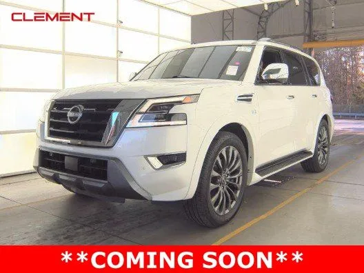 White 2021 Nissan Armada Platinum for sale in Wentzville, MO