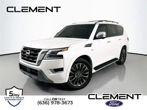 White 2021 Nissan Armada Platinum for sale in Wentzville, MO
