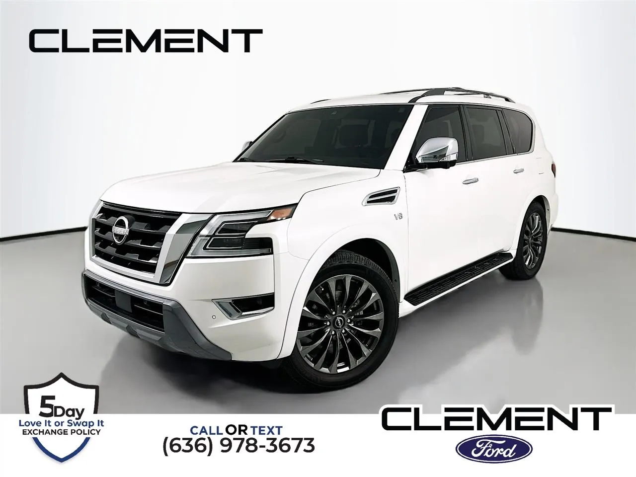 White 2021 Nissan Armada Platinum for sale in Wentzville, MO