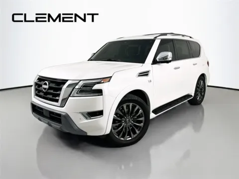 White 2021 Nissan Armada Platinum for sale in Wentzville, MO