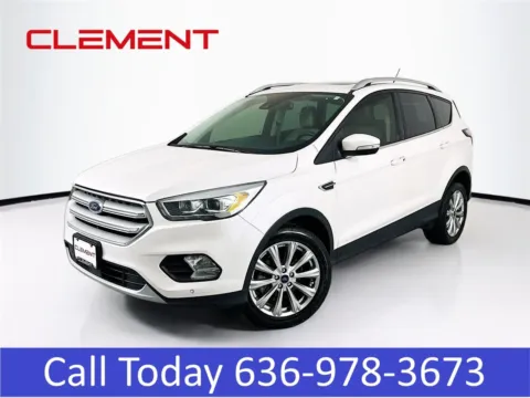 White 2018 Ford Escape Titanium for sale in Wentzville, MO