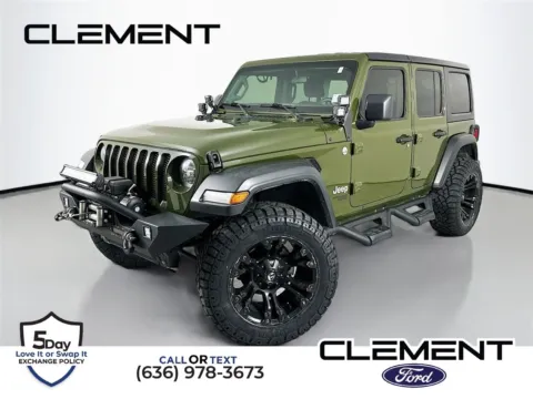 Green 2021 Jeep Wrangler Unlimited Sport S for sale in Wentzville, MO
