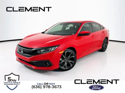 Red 2020 Honda Civic Sport for sale in Wentzville, MO