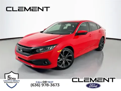 Red 2020 Honda Civic Sport for sale in Wentzville, MO