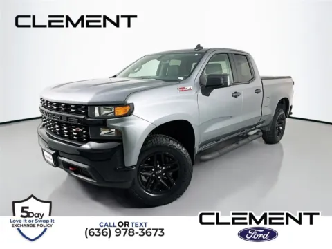 Blue 2019 Chevrolet Silverado 1500 Custom Trail Boss for sale in Wentzville, MO