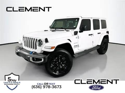 White 2023 Jeep Wrangler Sahara 4xe for sale in Wentzville, MO