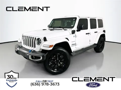White 2023 Jeep Wrangler Sahara 4xe for sale in Wentzville, MO