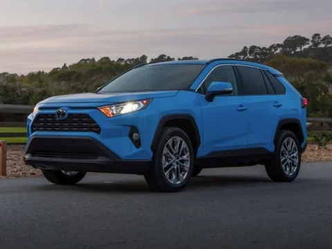Black 2021 Toyota RAV4 XLE Premium for sale in Wentzville, MO