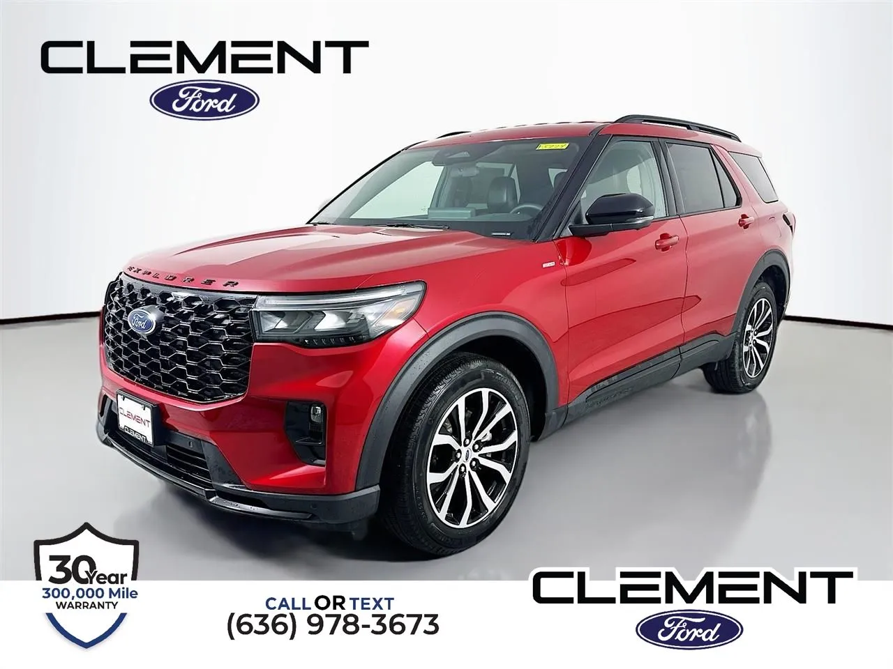 Red 2025 Ford Explorer ST-Line for sale in Wentzville, MO