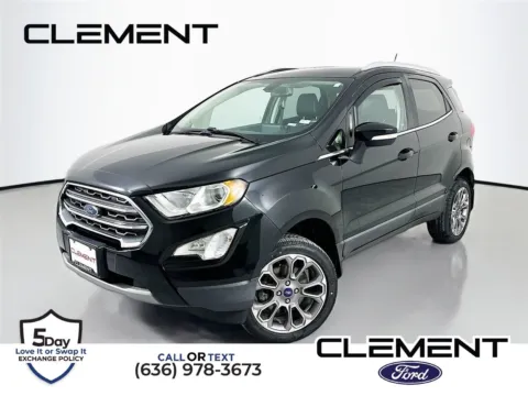 Black 2019 Ford EcoSport Titanium for sale in Wentzville, MO