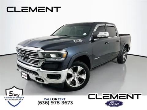 Blue 2020 Ram 1500 Laramie for sale in Wentzville, MO