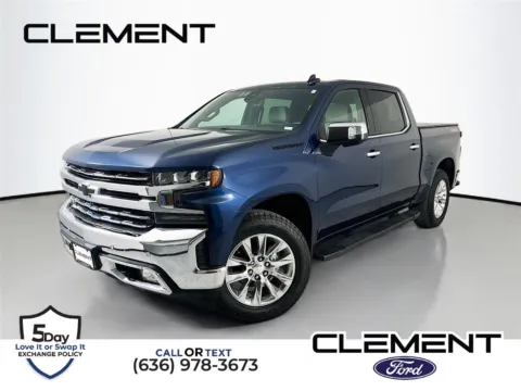 Blue 2020 Chevrolet Silverado 1500 LTZ for sale in Wentzville, MO
