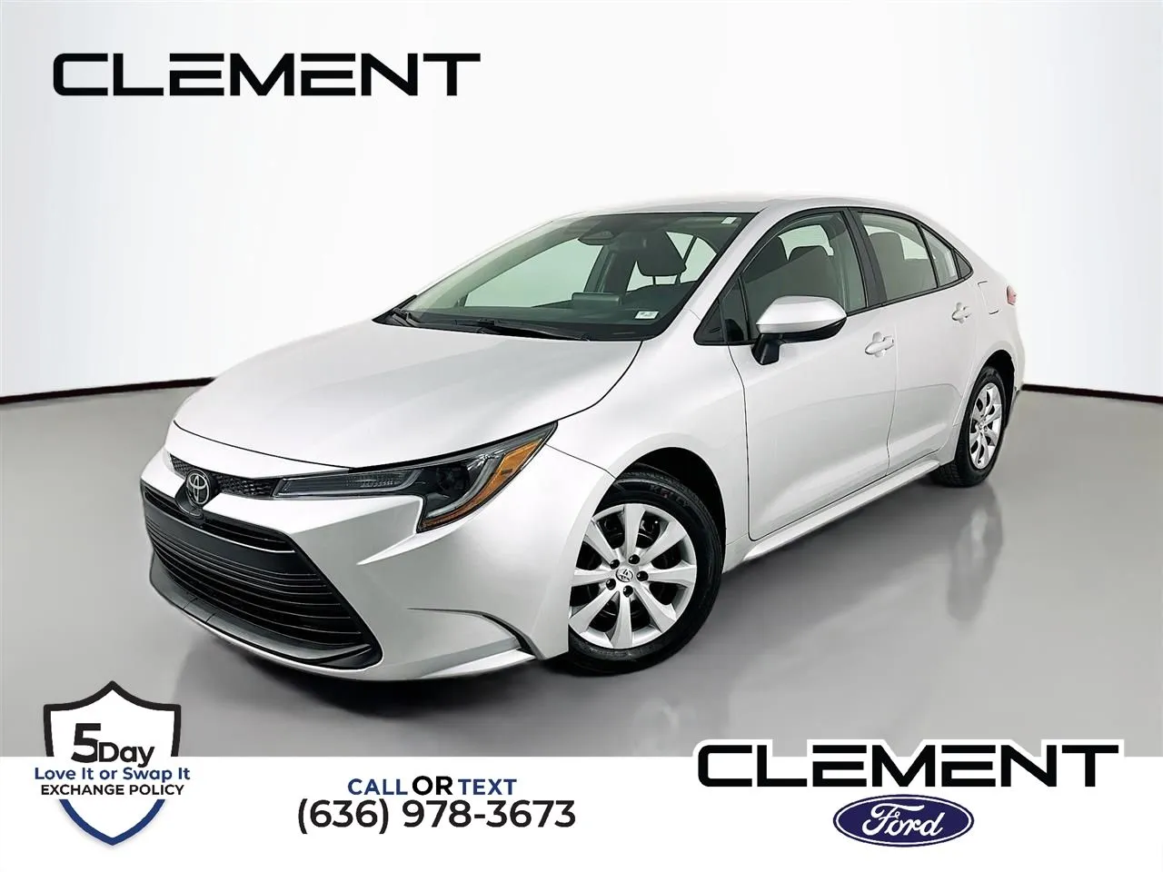 Silver 2023 Toyota Corolla LE for sale in Wentzville, MO