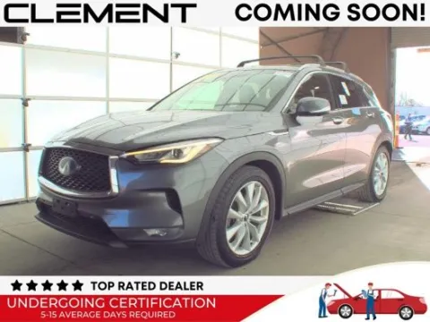 Silver 2019 INFINITI QX50 PURE for sale in Wentzville, MO