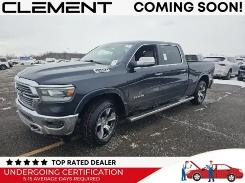 Blue 2020 Ram 1500 Laramie for sale in Wentzville, MO