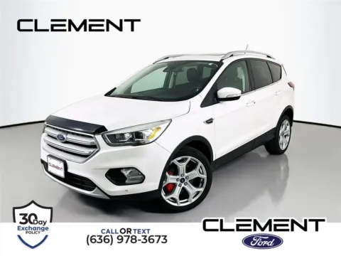 White 2019 Ford Escape Titanium for sale in Wentzville, MO