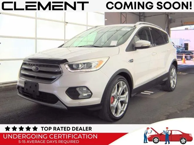 White 2019 Ford Escape Titanium for sale in Wentzville, MO