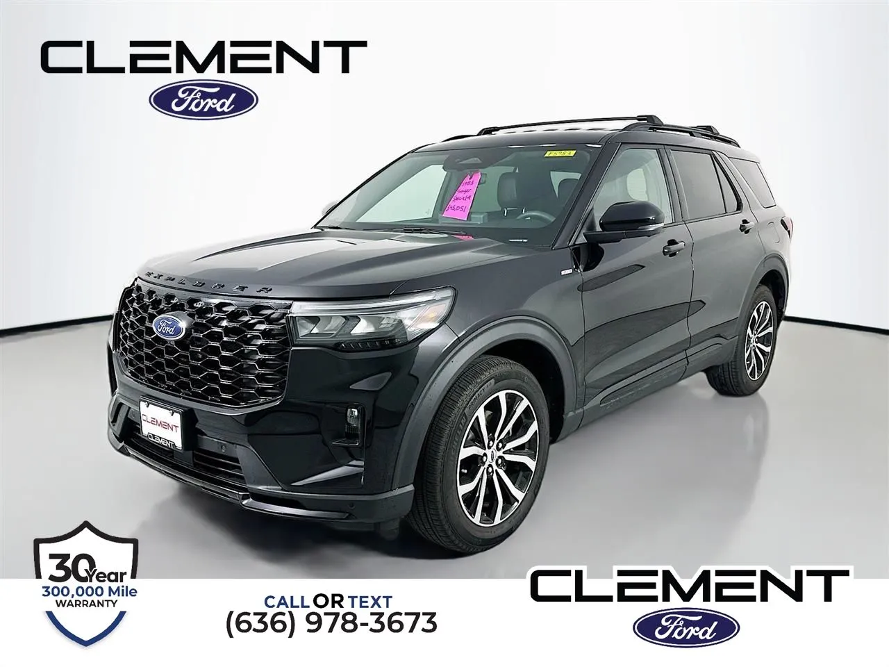 Black 2026 Ford Explorer ST-Line for sale in Wentzville, MO