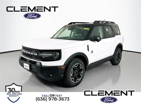 White 2025 Ford Bronco Sport Outer Banks for sale in Wentzville, MO