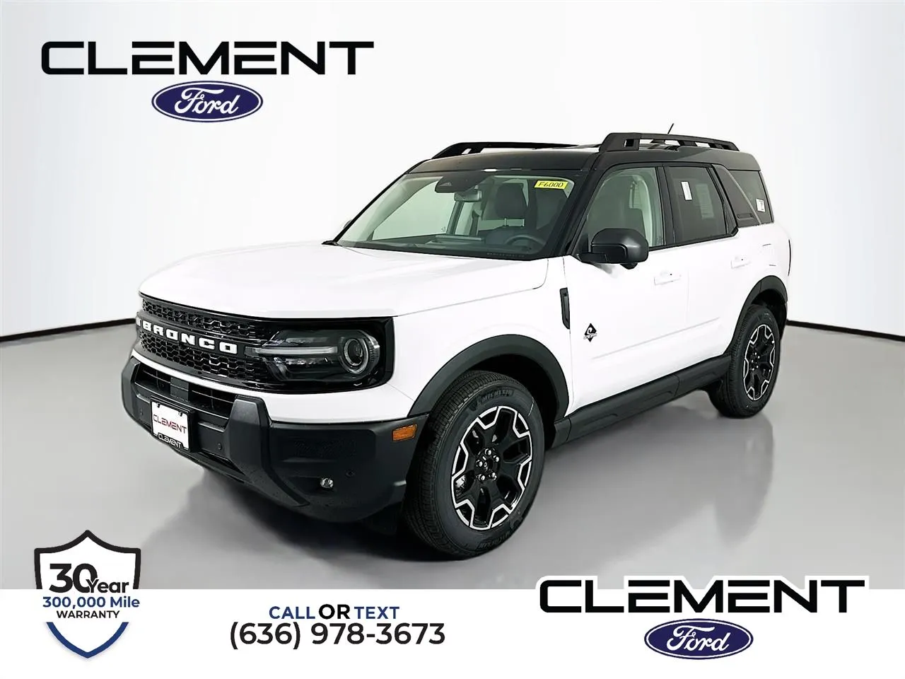 White 2025 Ford Bronco Sport Outer Banks for sale in Wentzville, MO