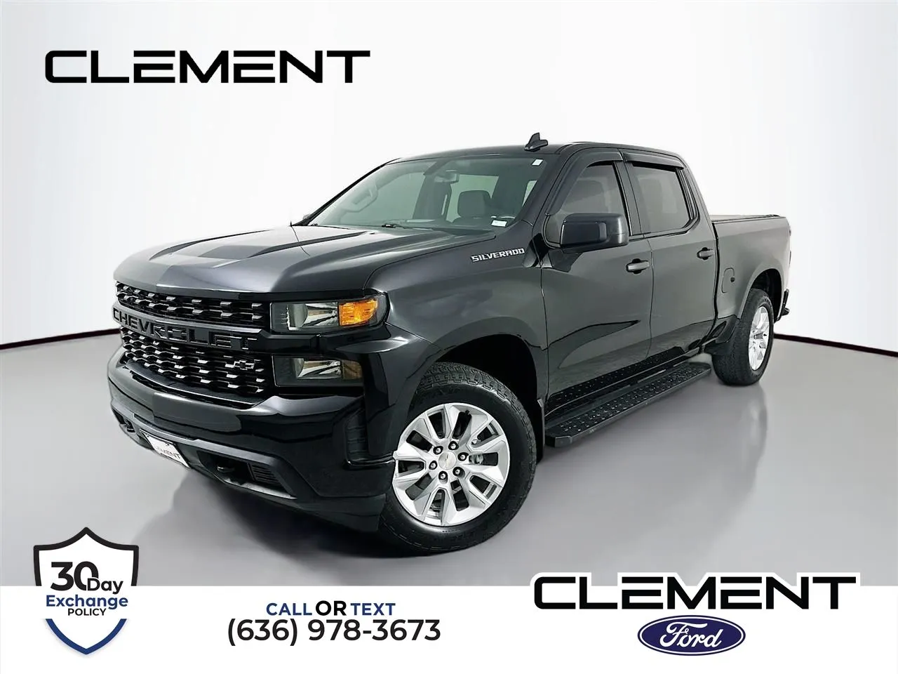 Black 2020 Chevrolet Silverado 1500 Custom for sale in Wentzville, MO