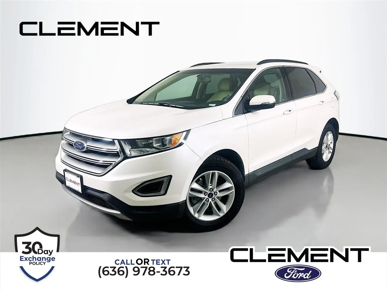 White 2015 Ford Edge SEL for sale in Wentzville, MO