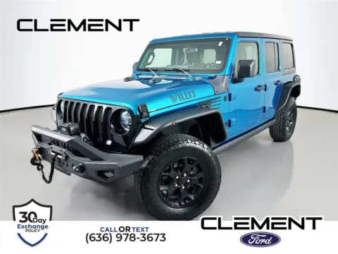 Blue 2020 Jeep Wrangler Unlimited Willys for sale in Wentzville, MO