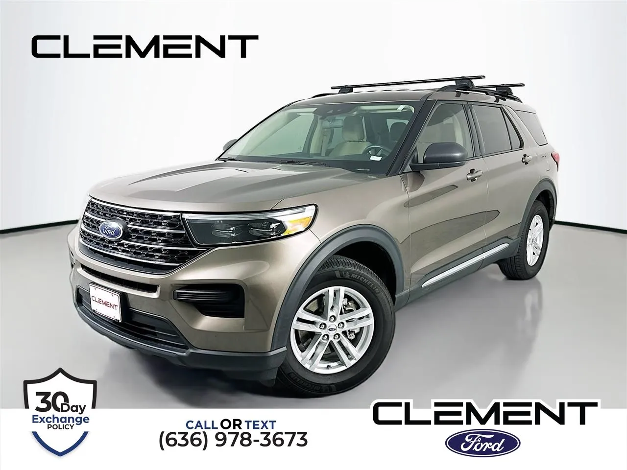 Gray 2021 Ford Explorer XLT for sale in Wentzville, MO