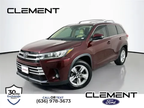 Red 2019 Toyota Highlander Limited for sale in Wentzville, MO