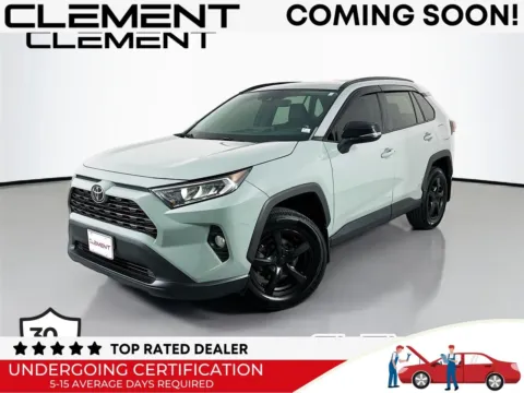 Green 2021 Toyota RAV4 XLE for sale in Wentzville, MO