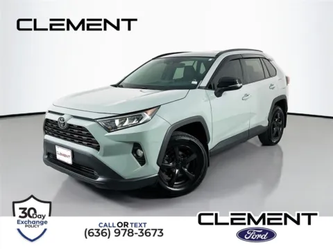 Green 2021 Toyota RAV4 XLE for sale in Wentzville, MO