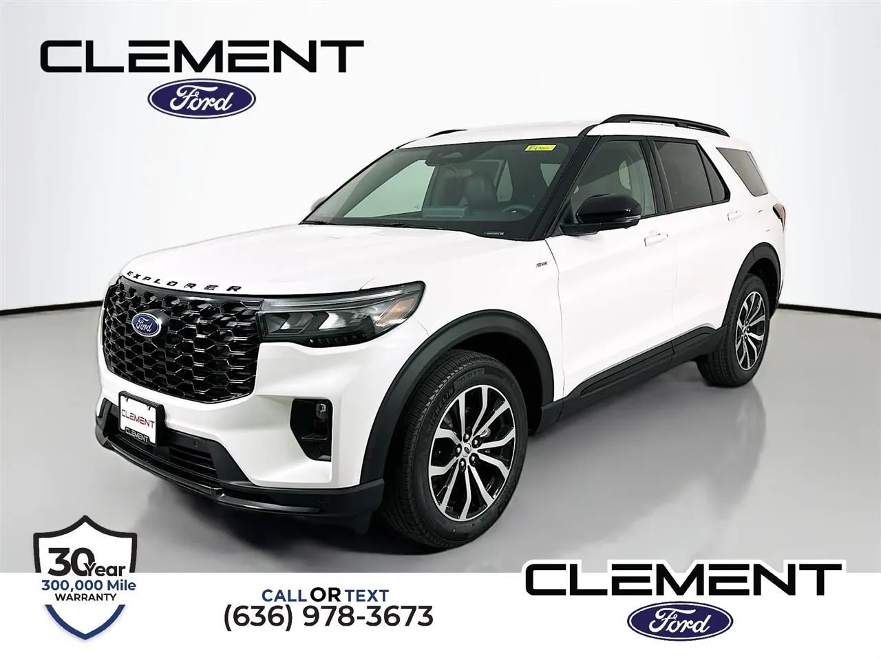 White 2026 Ford Explorer ST-Line for sale in Wentzville, MO