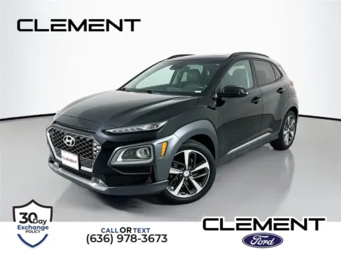 Black 2021 Hyundai Kona Limited for sale in Wentzville, MO