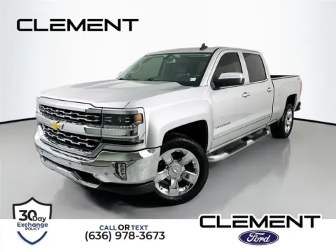 Silver 2016 Chevrolet Silverado 1500 LTZ for sale in Wentzville, MO