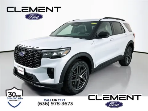 White 2026 Ford Explorer ST-Line for sale in Wentzville, MO