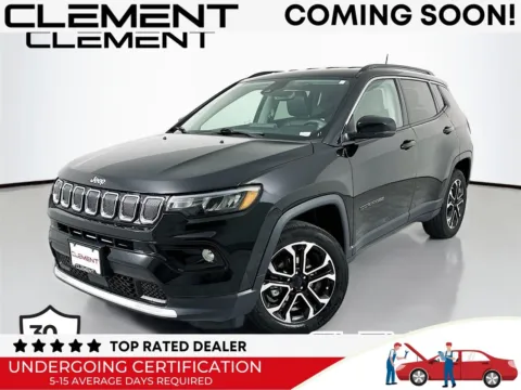 Black 2022 Jeep Compass Limited for sale in Wentzville, MO